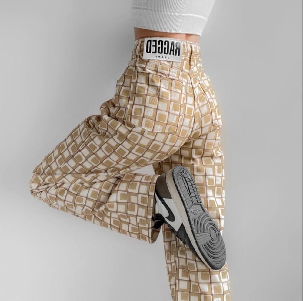 The Ragged Priest Women's Printed Jeans Size 28